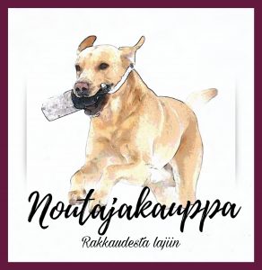 Noutajakauppa logo ja slogan