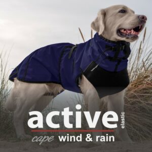 Active cape Elastic Wind & Rain Dark Blue