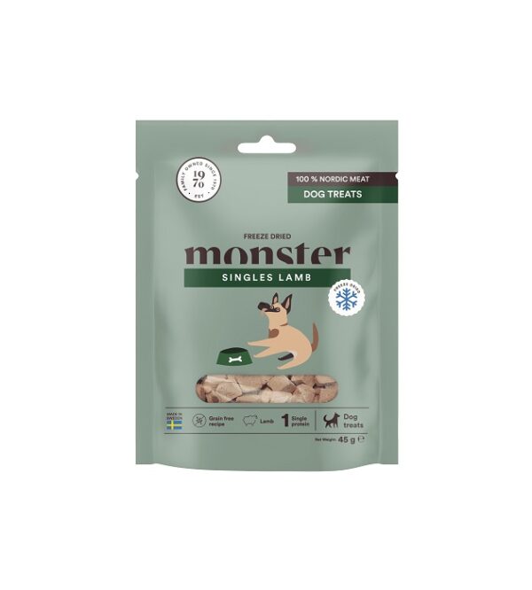 Monster Freeze Dried Treats Singles Lamb