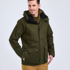 Pinewood Nydala Classic 2L miesten takki Moss Green-värisenä