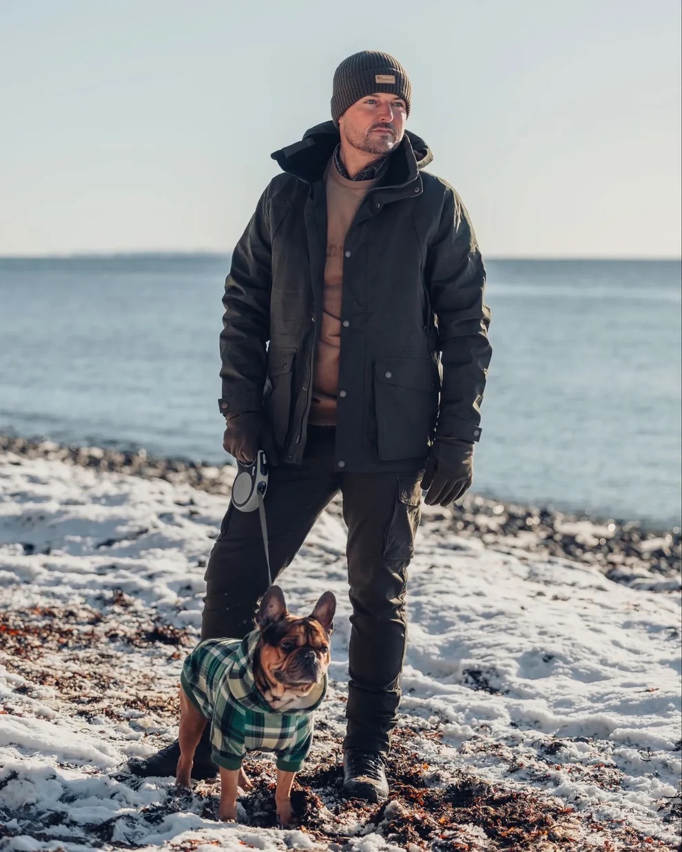 Pinewood Nydala Classic 2L miesten takki Moss Green-värisenä